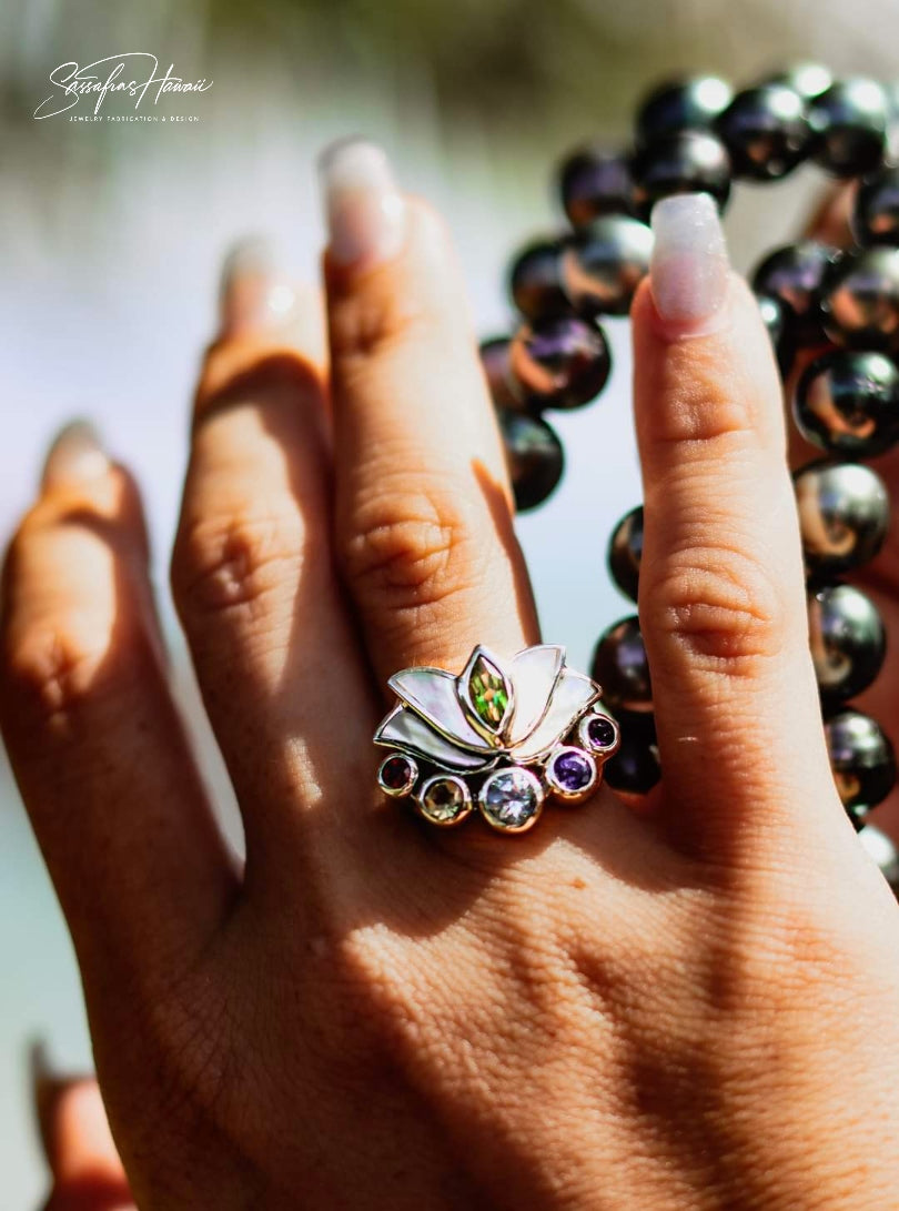 Chakra Lotus Ring